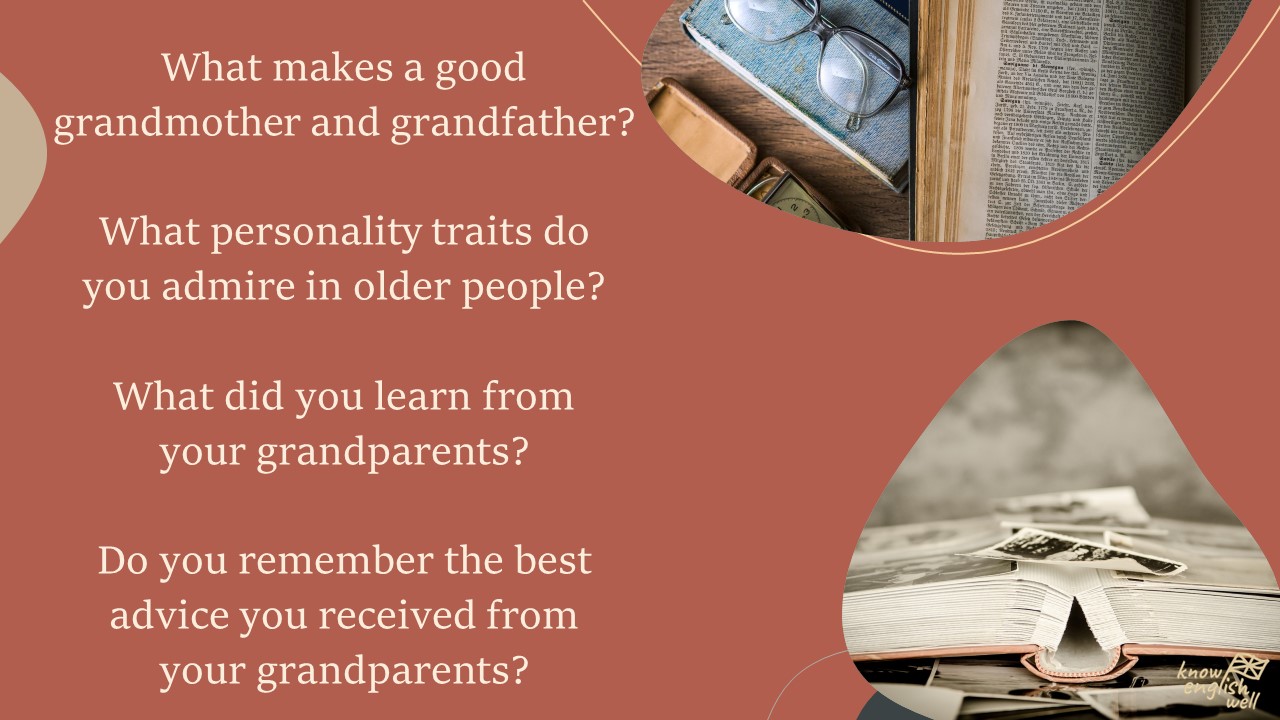 Grandparents Day - Speaking Questions + "used to" lesson - obrazek 2